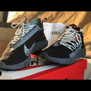 NIKE REACT WR ISPA black and silver
